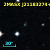 2SLAQ J211832.76+004500.8