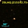 2SLAQ J215142.75+000039.0