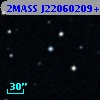 2MASS J22060209+0011257