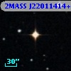 2MASS J22011414+0029108