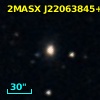 2MASX J22063845+0110365