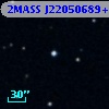2MASS J22050689+0140058