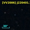 [VV2006] J220401.7+003757