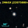 2MASX J22075880+0123390