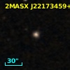 2MASX J22173459+0018156