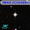 2MASS J22154193+0048563