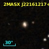 2MASX J22161217+0115294