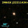 2MASX J22211434+0208382