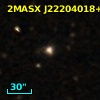 2MASX J22204018+0113499