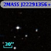 2MASS J22291356+0033120