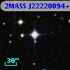 2MASS J22220094+0042357