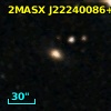 2MASX J22240086+0124354