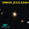 2MASX J22213246+0016455
