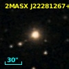 2MASX J22281267+0032358