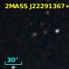 2MASS J22291367+0008413