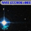 NVSS J222036+003336