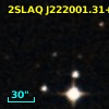 2SLAQ J222001.31+000349.2