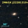 2MASX J22281319+0001506