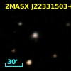 2MASX J22331503+0213035