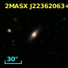 2MASX J22362063+0134420