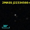 2MASS J22334566+0001285
