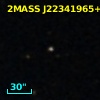 2MASS J22341965+0001075