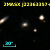 2MASX J22363357+0201420