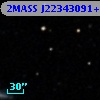 2MASS J22343091+0011467