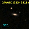 2MASX J22342518+0038035