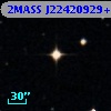 2MASS J22420929+0110168