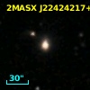 2MASX J22424217+0233101