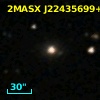 2MASX J22435699+0100019