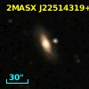 2MASX J22514319+0024547