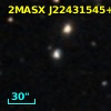 2MASX J22431545+0024290