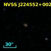 NVSS J224552+002749