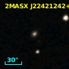 2MASX J22421242+0013321