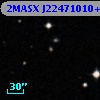 2MASX J22471010+0010179