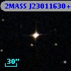 2MASS J23011630+0004464