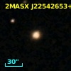 2MASX J22542653+0113085