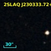 2SLAQ J230333.72+001433.4