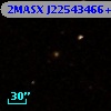 2MASX J22543466+0005005