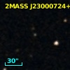 2MASS J23000724+0017393