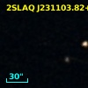 2SLAQ J231103.82+000722.0