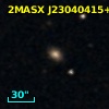 2MASX J23040415+0046511