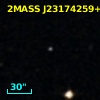2MASS J23174259+0005349