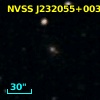 NVSS J232055+003240