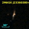 2MASX J23360380+0004470