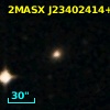 2MASX J23402414+0000080