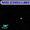NVSS J234312+003718