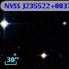NVSS J235522+003747